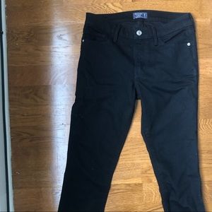 Abercrombie black super skinny jeans